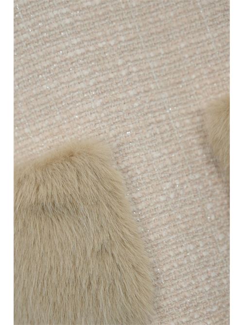 Abito in boucle' beige NO SECRETS | 243NS267CAPPUCCINO